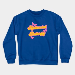 Antisocial Butterfly retro design Crewneck Sweatshirt